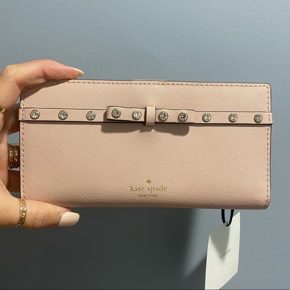 Kate Spade Laurel Way Stacy Jeweled Wallet